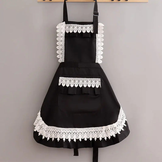 High-Grade Waterproof Lace Princess Apron.