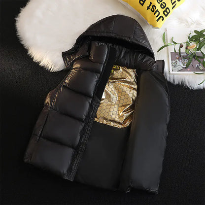 Men's Winter Thick Down Vest - Stylish and Warm