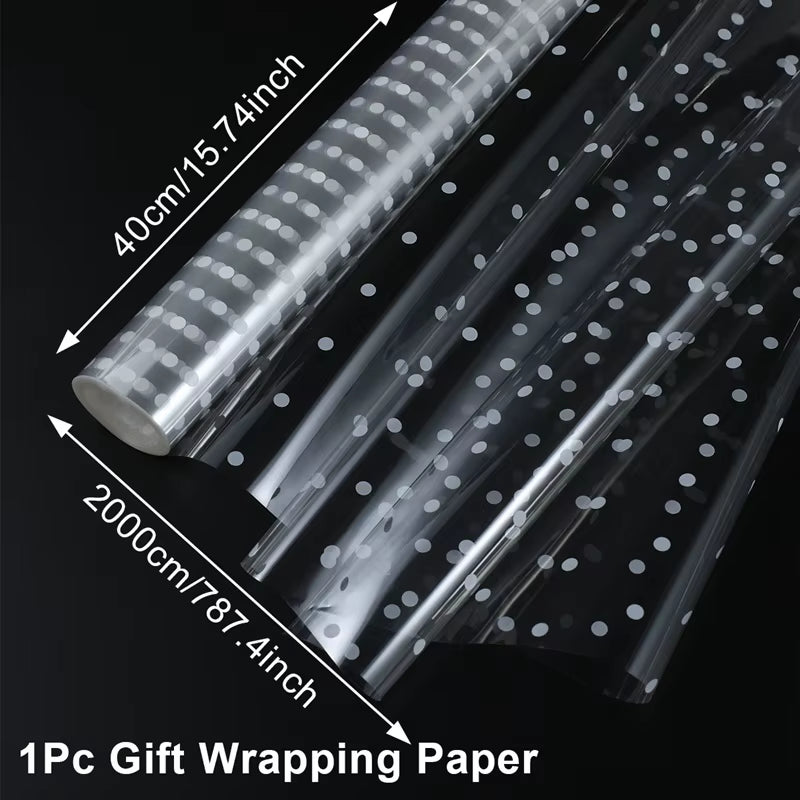 Clear Cellophane Wrap Roll Treats Wrapping Bag Wrapping Paper