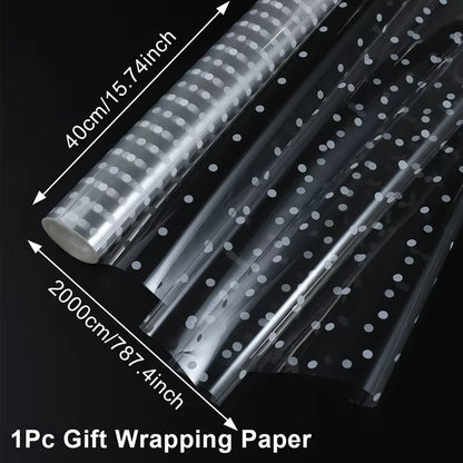 Clear Cellophane Wrap Roll Treats Wrapping Bag Wrapping Paper