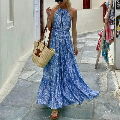 Women's Sleeveless Midi Fashion Dress