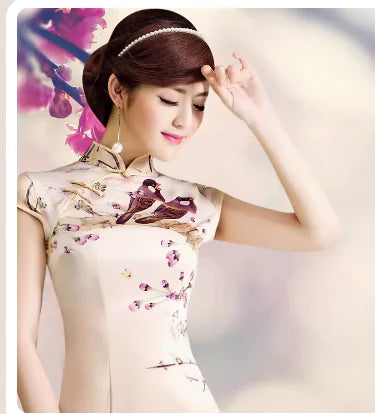 Split Dress, Qipao Dress, Bodycon Split Dress