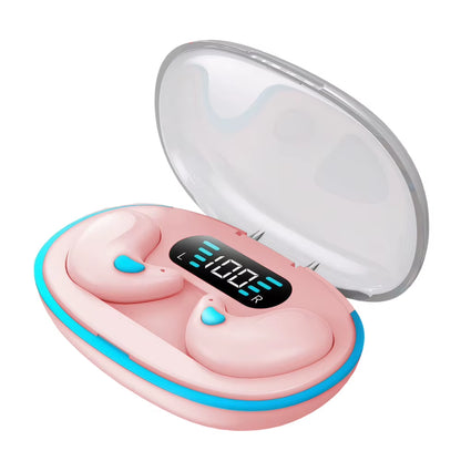 BT 5.3 Wireless Earbuds Noise Cancelling Sense-Free Micro Sleep Earbuds IPX5 Waterproof for Running Fitness Learning Accessories