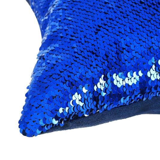 pillow with Color blue + white change sides