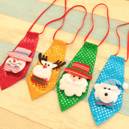 Creative Christmas Decorations and Light-Up Ties