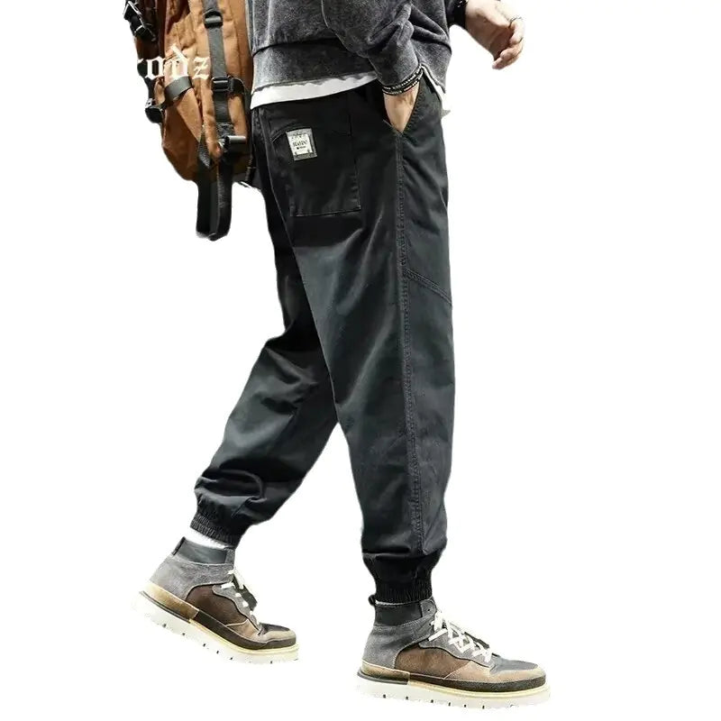 Men's 2024 Spring Autumn Loose Jogger Harem Pants
