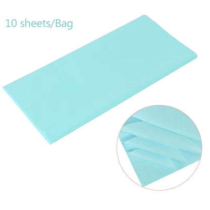 10Pcs 65X50Cm Flower Wrapping Tissue Paper Decoration Packaging DIY Craft