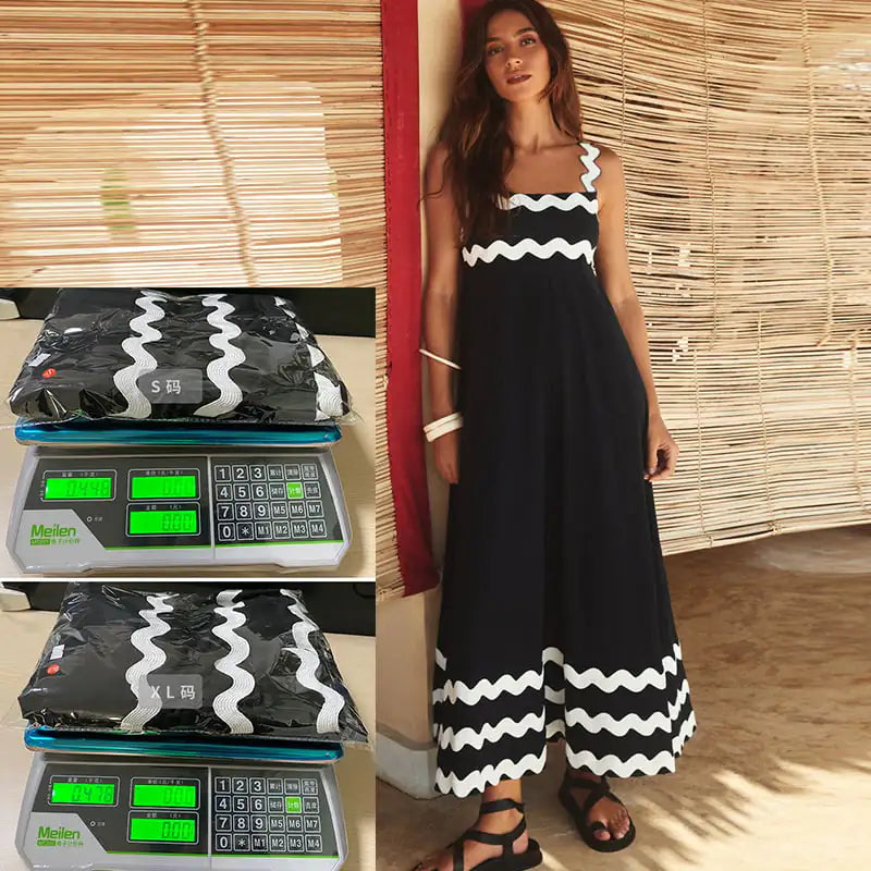 Women's Printed Long Dress for Spring/Summer.