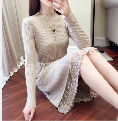 Knit Dress, Sweater Dress, Layering Dress