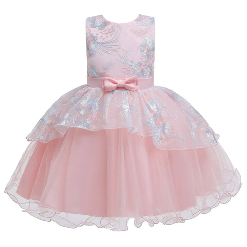 2025 New Irregular Puffy Dress for Kids' Performances