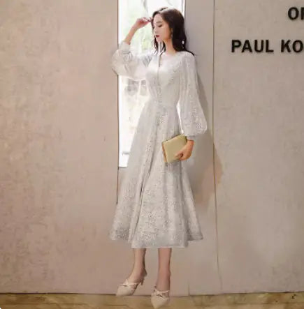 Elegant Evening Dress for Ladies' Parties.