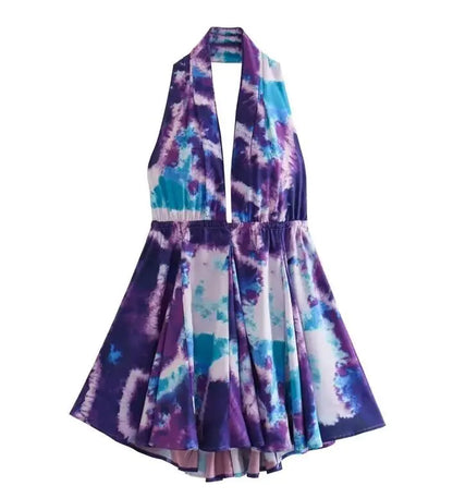 2023 Women's Wholesale Vacation Style Backless Dress