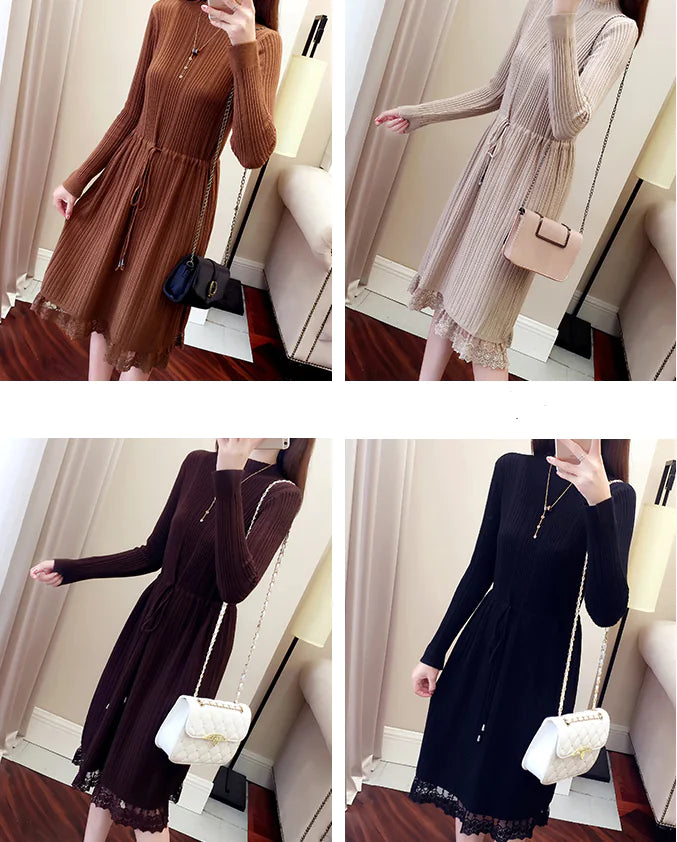Knit Dress, Sweater Dress, Layering Dress