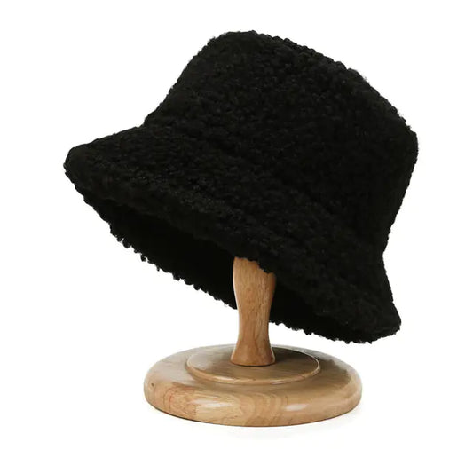 Solid Color Women's Bucket Hat for Outdoor Activities