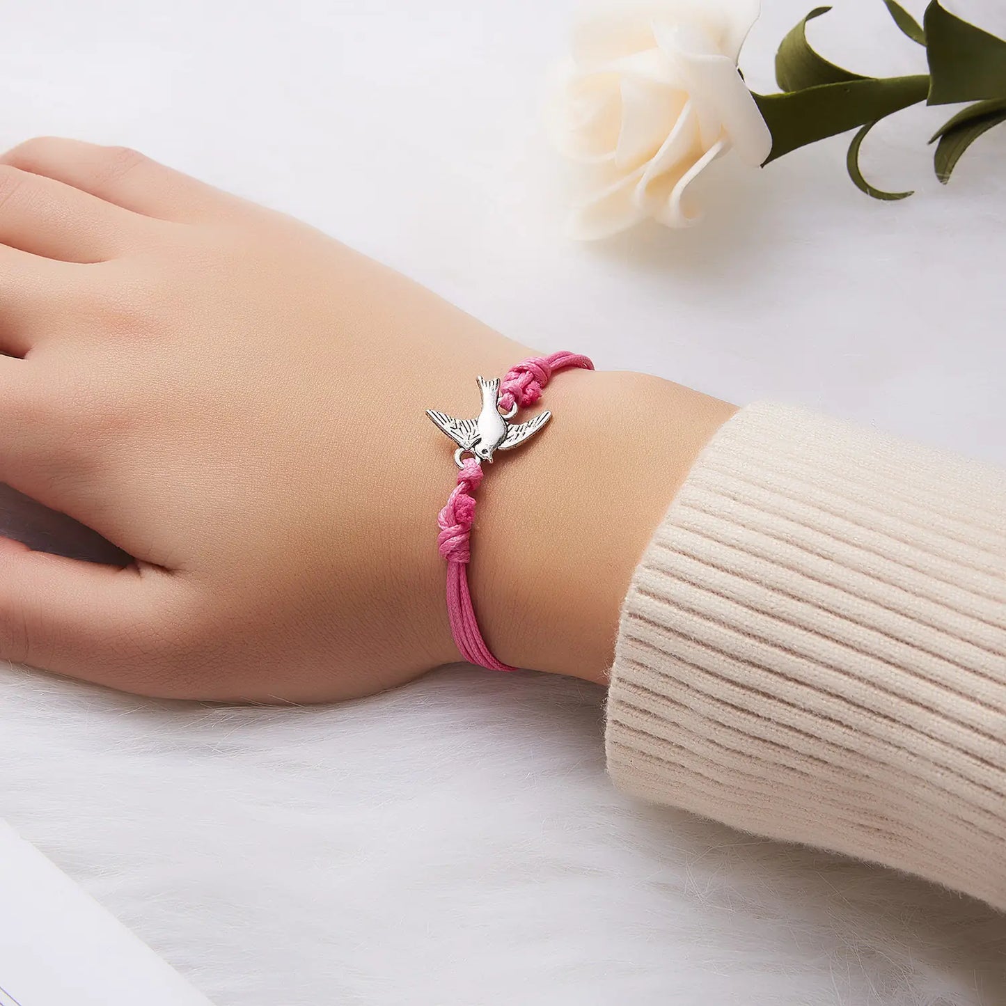 Adjustable Cartoon Knitting Bracelet