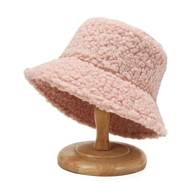 Solid Color Women's Bucket Hat for Outdoor Activities