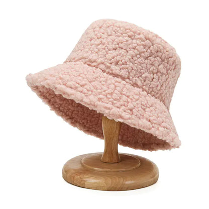Solid Color Women's Bucket Hat for Outdoor Activities