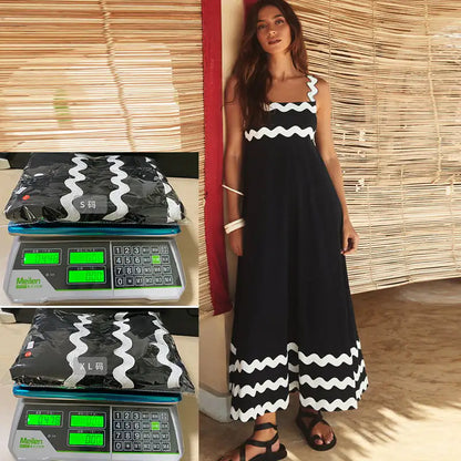 Women's Printed Long Dress for Spring/Summer