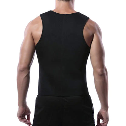 Men's Neoprene Waist Trainer Vest for Weight Loss.