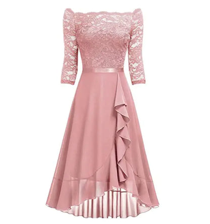 LIVA Lace Dress - Long Sleeve Base Dress