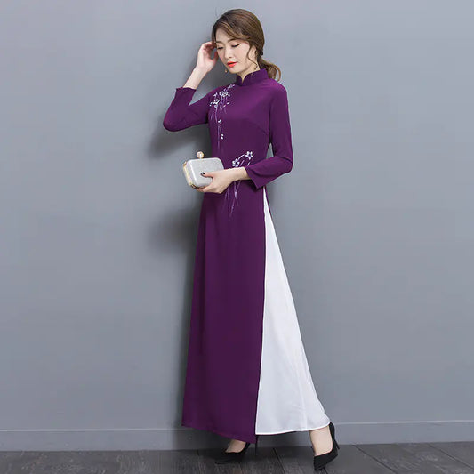 Improved Cheongsam, Tea Dress, Vintage Dress