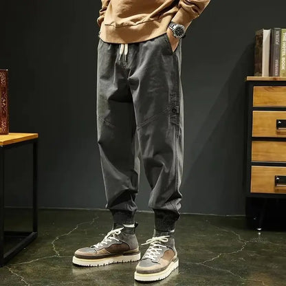 Men's 2024 Spring Autumn Loose Jogger Harem Pants