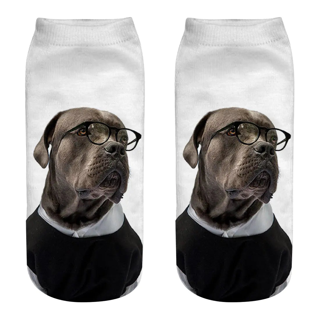 3D Printed Dog Socks - Cute Puppy Design for Women.