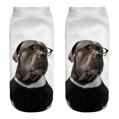 3D Printed Dog Socks - Cute Puppy Design for Women.