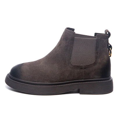 Women's Martin Boots 2025, Leather Chunky Ankle Boots