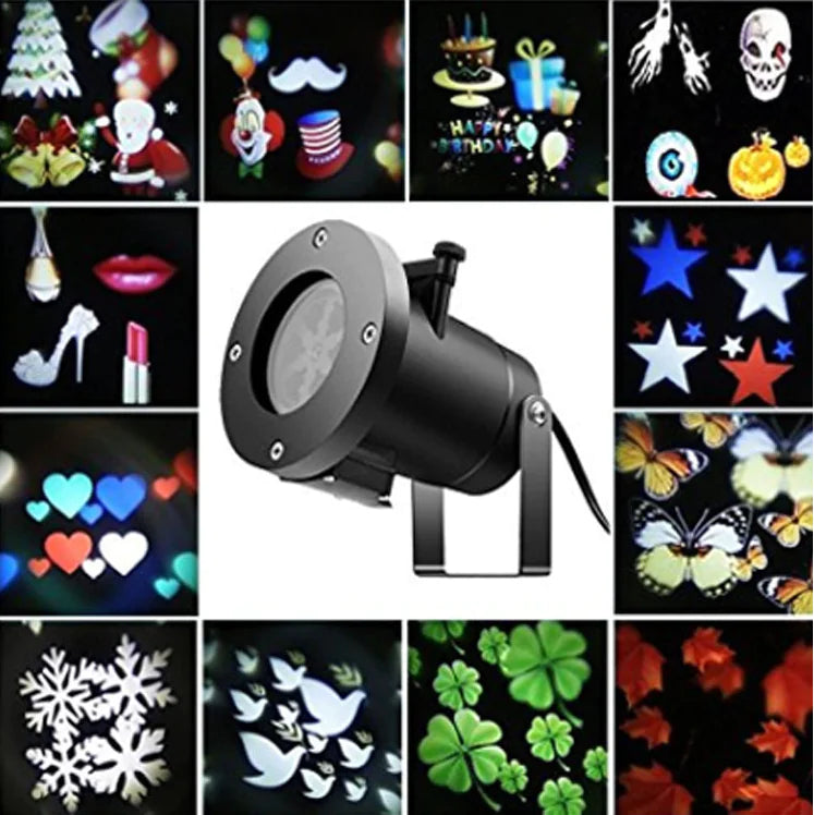 TY04 Snowflake Projection Light for Christmas & Halloween