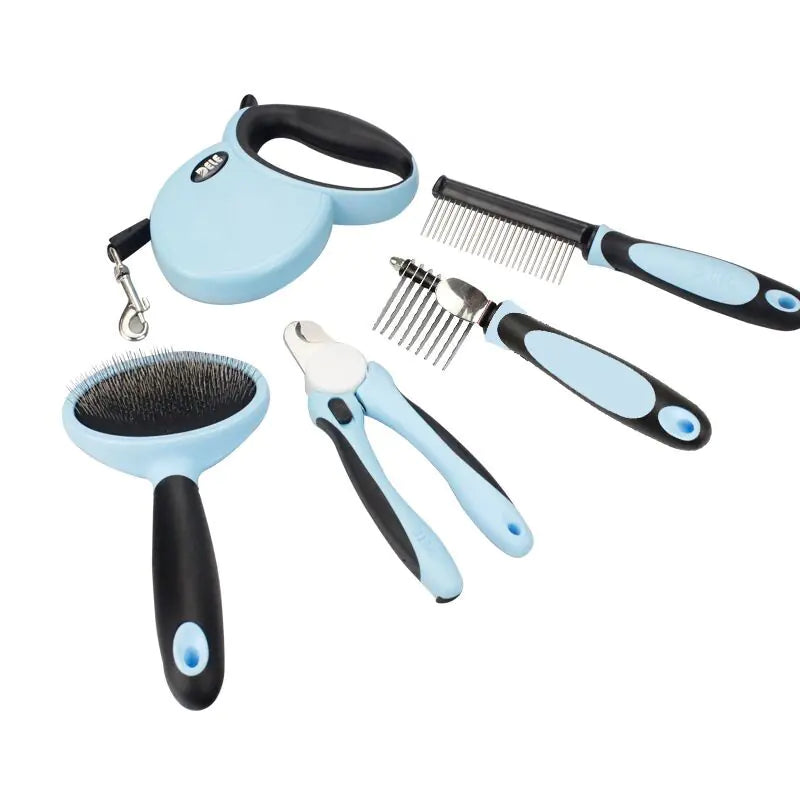 Pet Traction Rope and Dog Grooming Kit