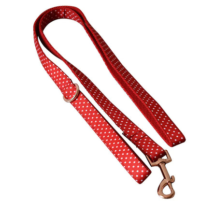 Red Dot Dog Leash and Collar Pet Supplies